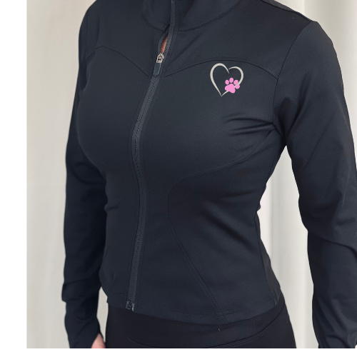 Personalized Black Yoga Jackets