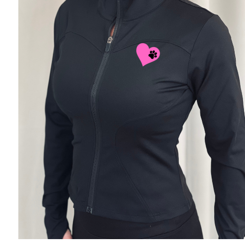 Personalized Black Yoga Jackets