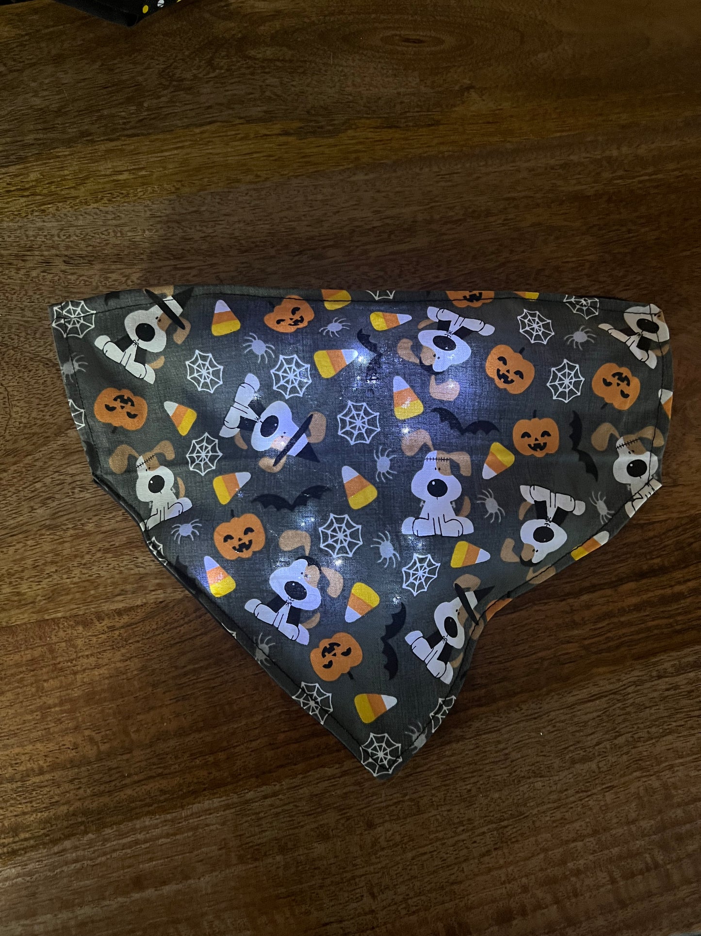 🎃👻 Light Up  Halloween  Handmade Pup Bandanna! 🐾