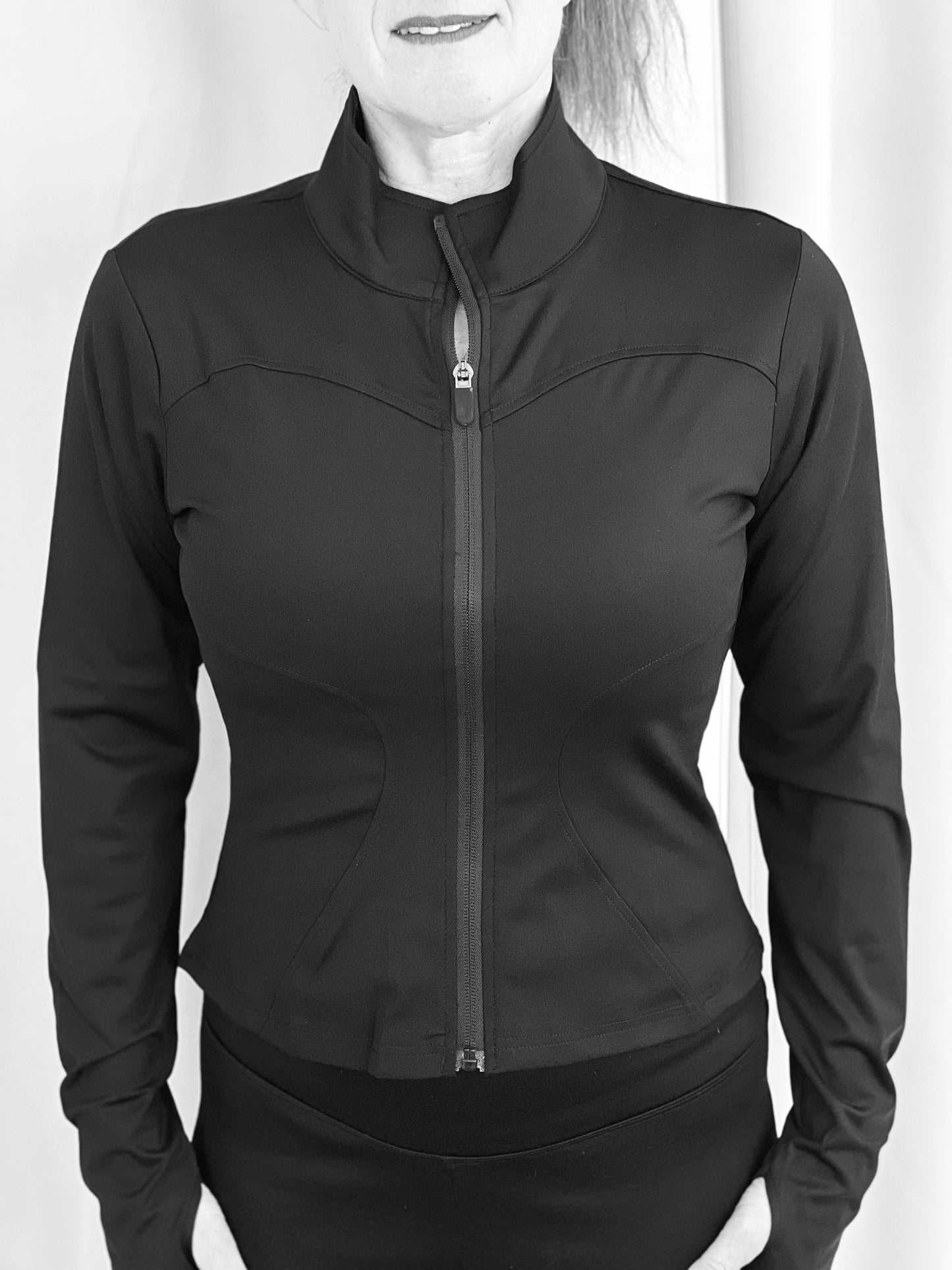 Personalized Black Yoga Jackets